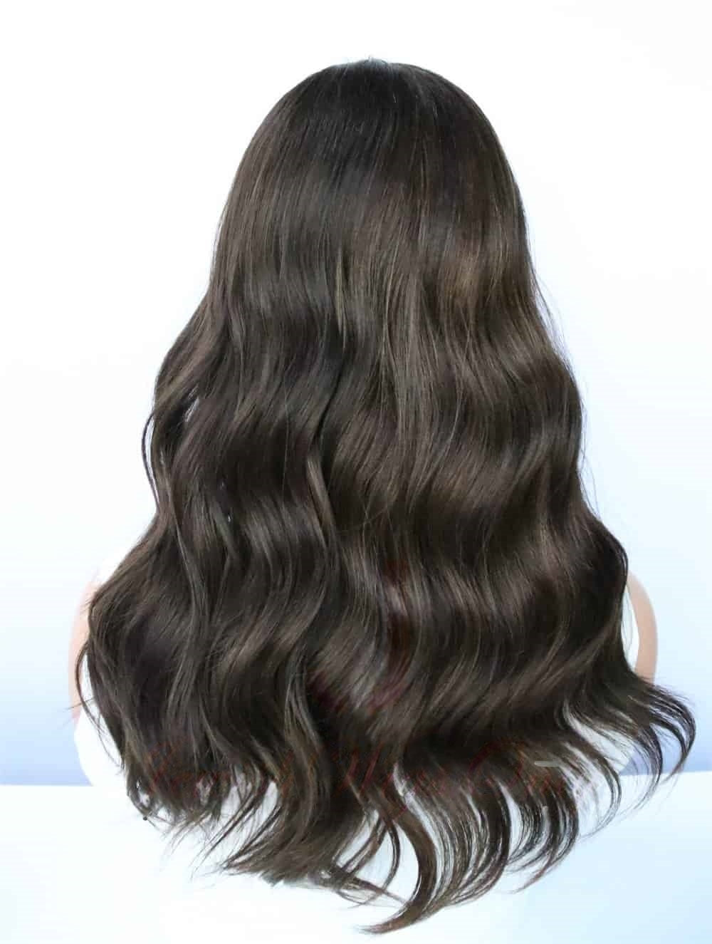 Lace Top Wigs in Natural #4/BB7 Color Luxury Human Hair Wigs & Human Hair Toppers Factory