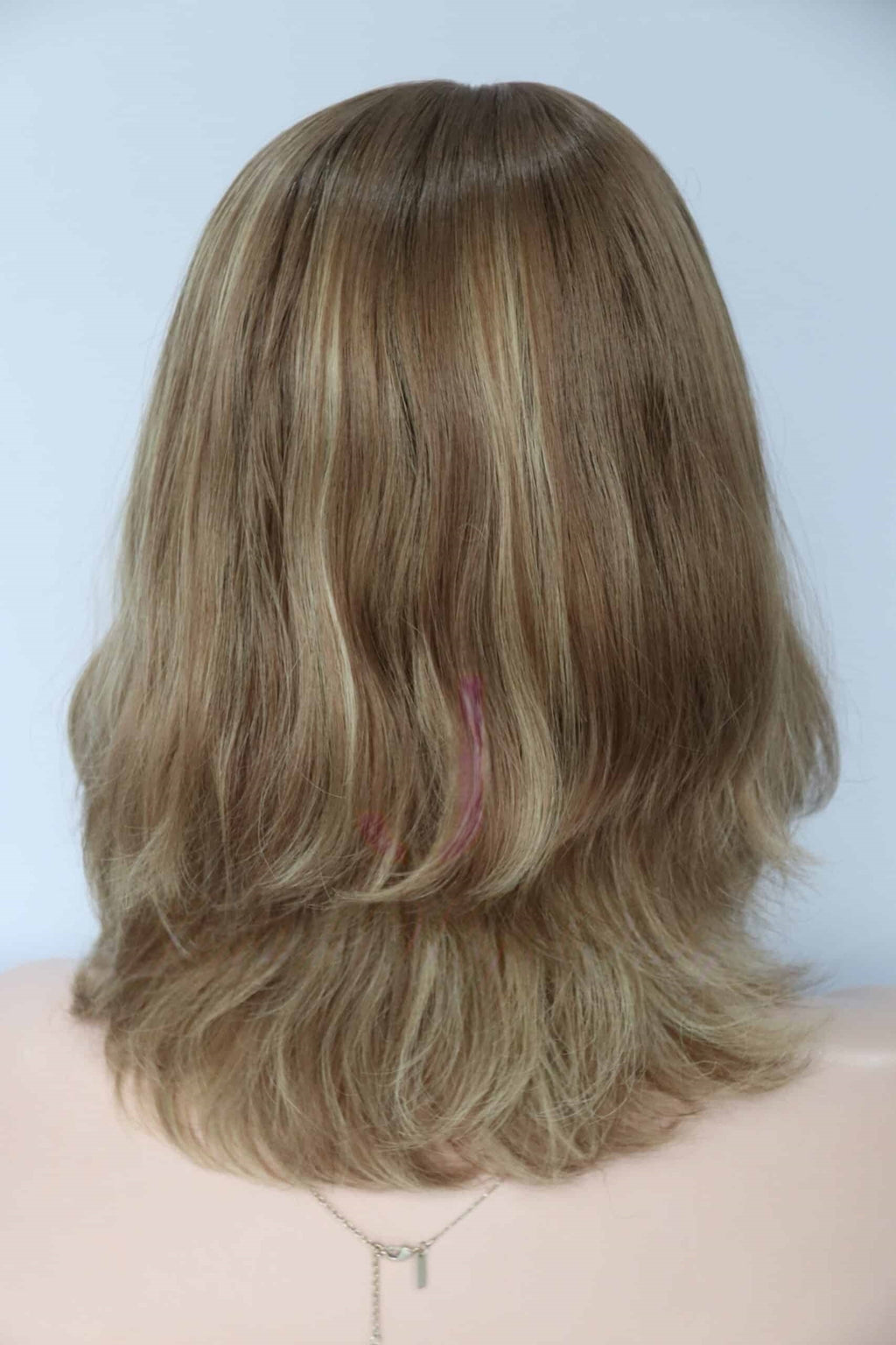 Silk Top Topper in Pumpkin Color Luxury Human Hair Wigs & Human Hair Toppers Factory