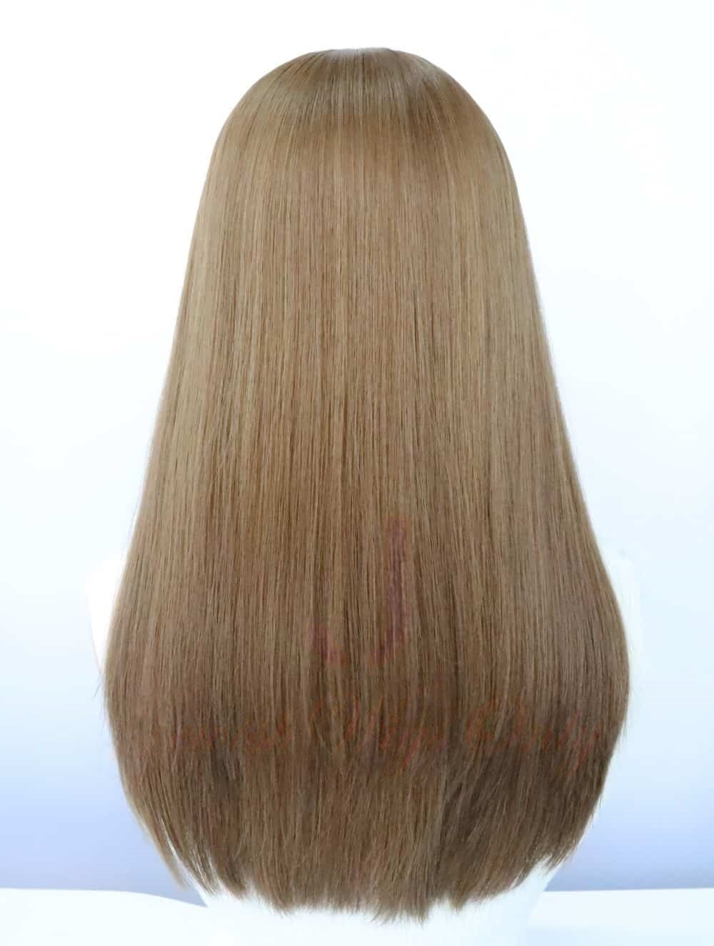 Silk Top Topper in Amber Color Luxury Human Hair Wigs & Human Hair Toppers Factory
