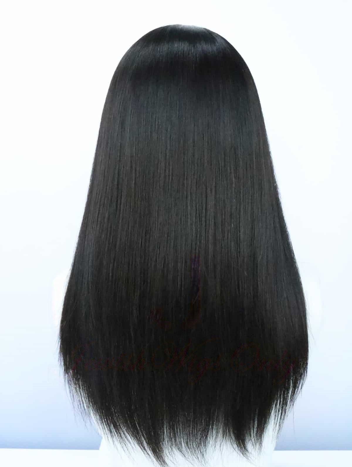 Silk Top Topper in Natural #2 Color Luxury Human Hair Wigs & Human Hair Toppers Factory