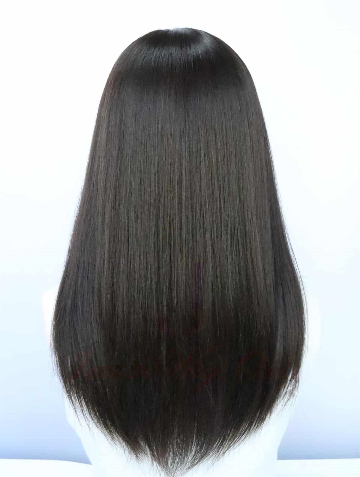 Silk Top Topper in Natural #4 Color Luxury Human Hair Wigs & Human Hair Toppers Factory