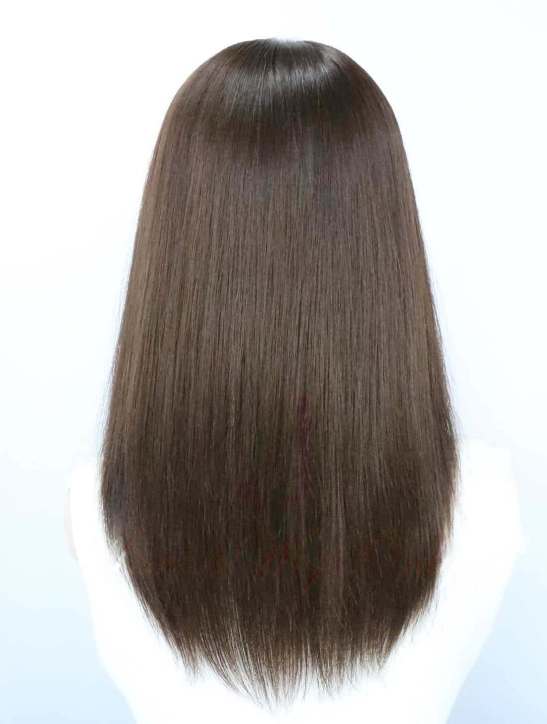 Silk Top Topper in Natural #5 Color Luxury Human Hair Wigs & Human Hair Toppers Factory