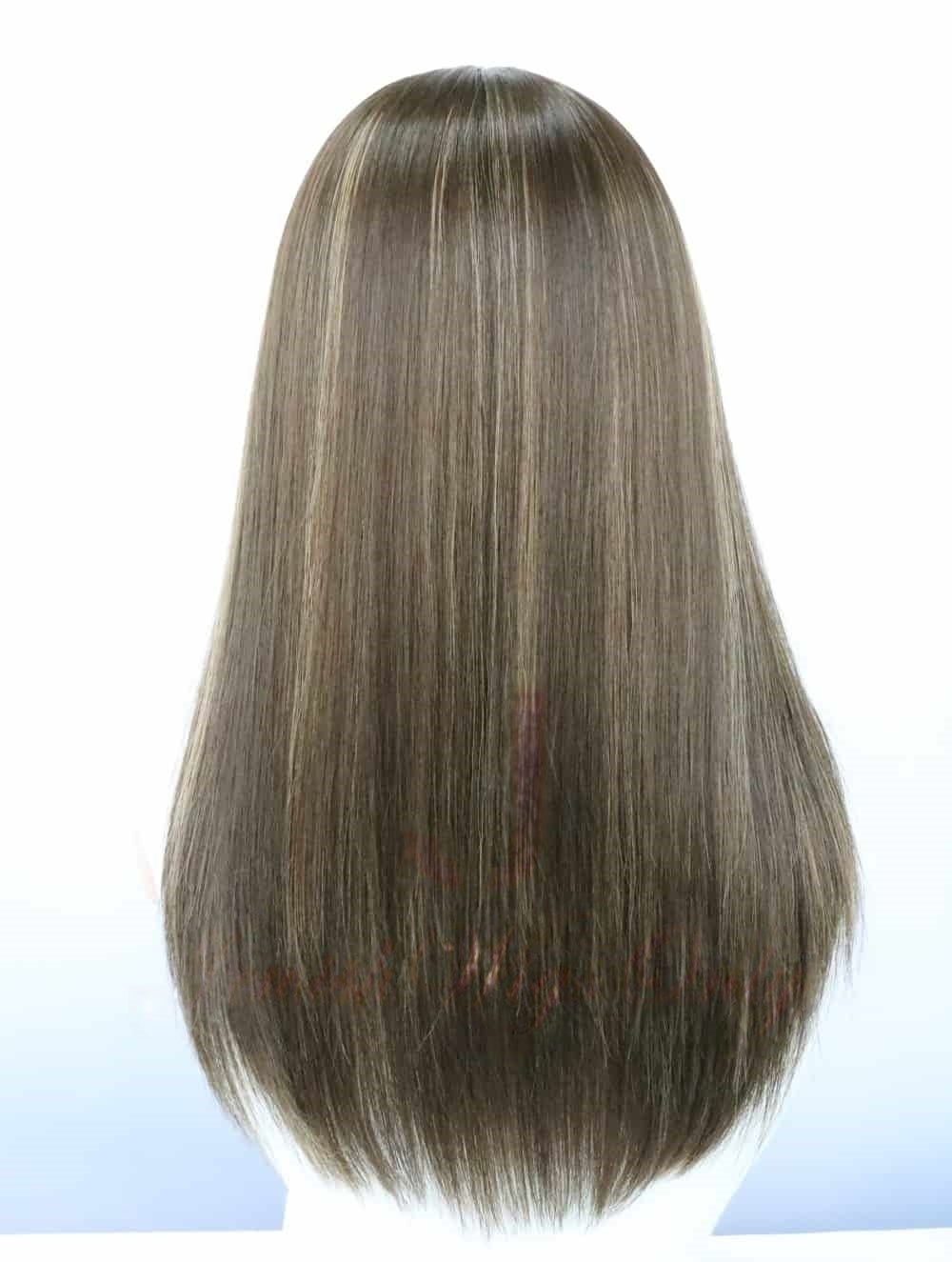 Silk Top Topper in Penny Color Luxury Human Hair Wigs & Human Hair Toppers Factory