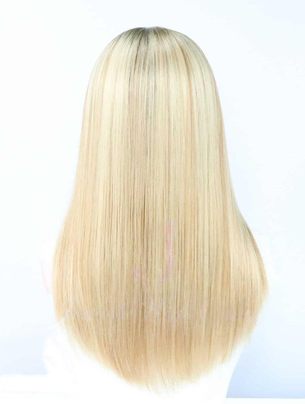 Silk Top Topper in Custom Blonde Color Luxury Human Hair Wigs & Human Hair Toppers Factory