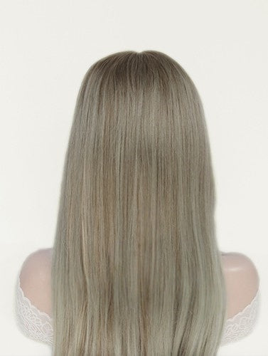 Mono Toppers in Pearl Color Luxury Human Hair Wigs & Human Hair Toppers Factory