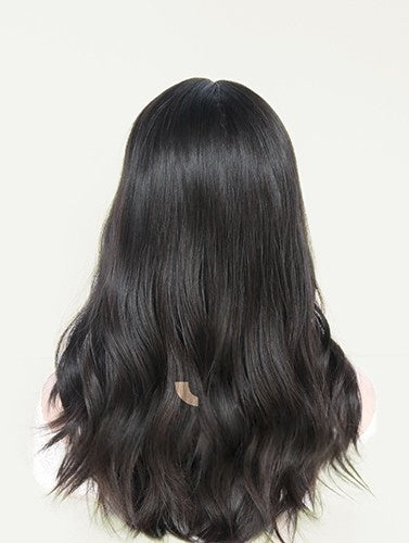 Jewish Wigs in Natural #2 Color Luxury Human Hair Wigs & Human Hair Toppers Factory