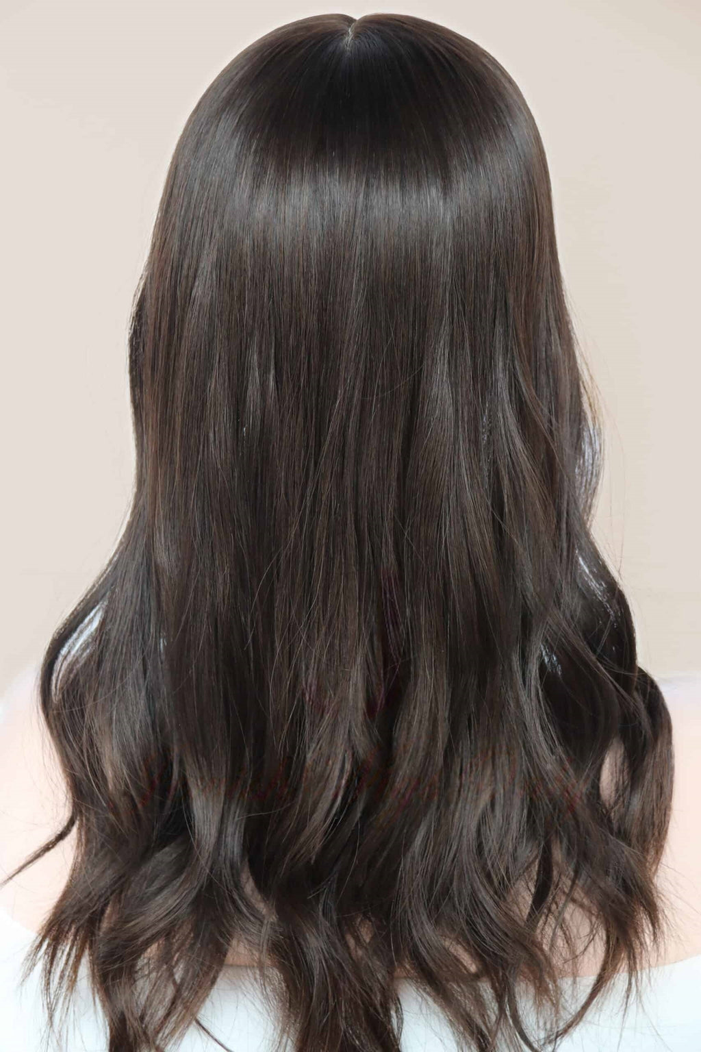 Silk Top Topper in Natural #4 Color Luxury Human Hair Wigs & Human Hair Toppers Factory