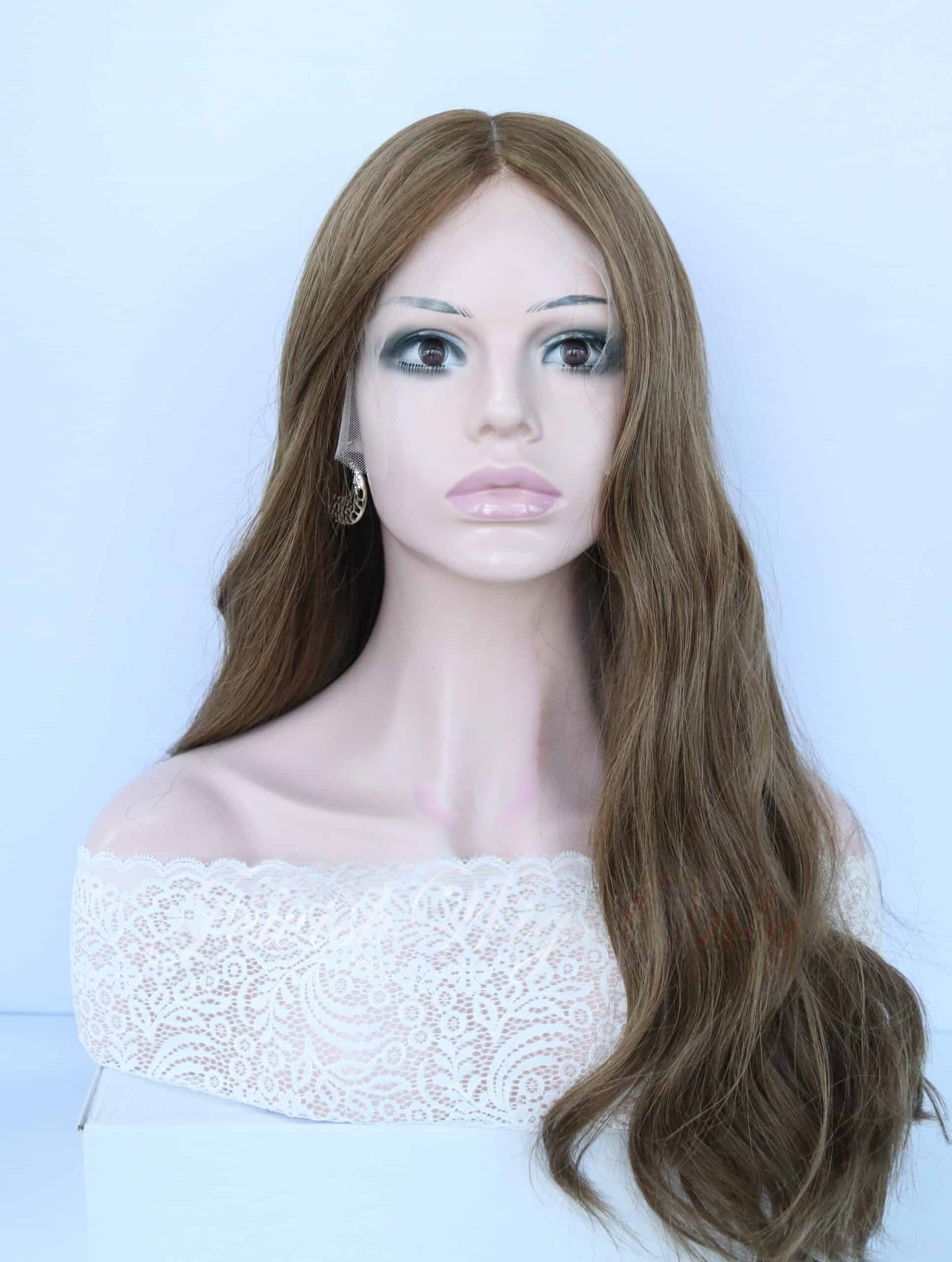 Seamless Wig in Molly Color Luxury Human Hair Wigs & Human Hair Toppers Factory