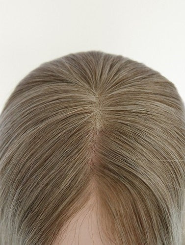 Mono Toppers in Pearl Color Luxury Human Hair Wigs & Human Hair Toppers Factory