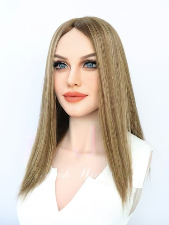 Silk Top Topper in Coast Color Luxury Human Hair Wigs & Human Hair Toppers Factory