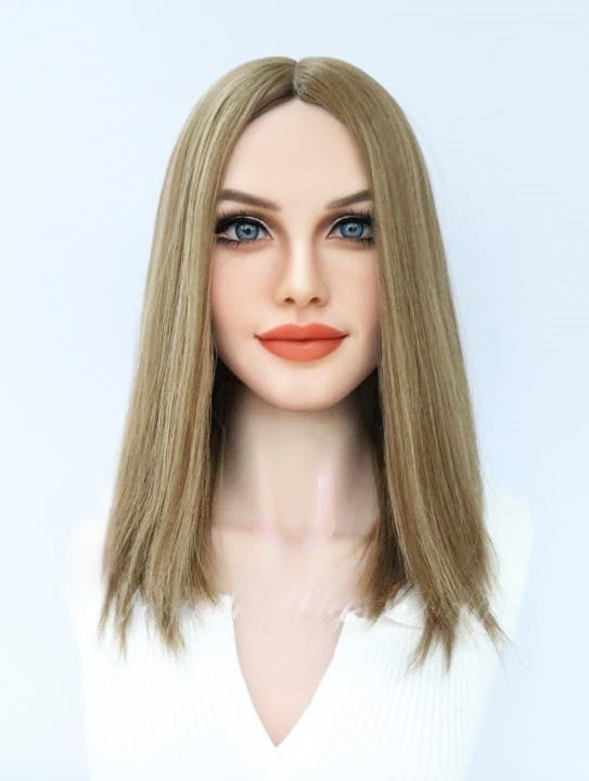Silk Top Topper in Bruno Color Luxury Human Hair Wigs & Human Hair Toppers Factory