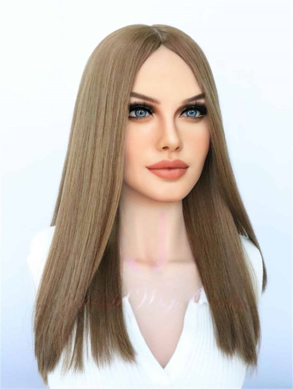 Silk Top Topper in Amber Color Luxury Human Hair Wigs & Human Hair Toppers Factory