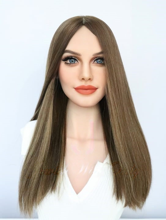 Silk Top Topper in Elly Color Luxury Human Hair Wigs & Human Hair Toppers Factory