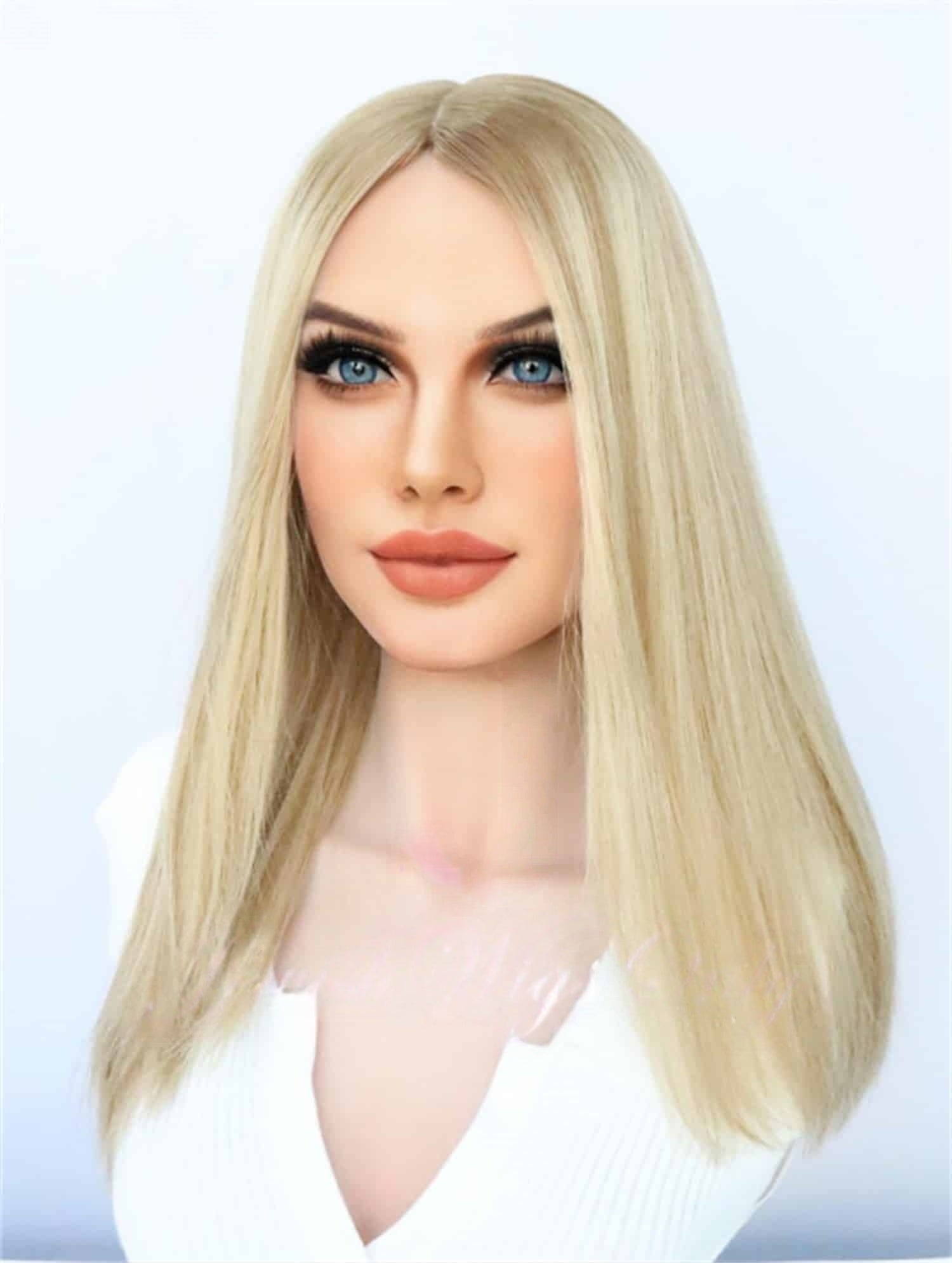 Silk Top Topper in Iris Color Luxury Human Hair Wigs & Human Hair Toppers Factory