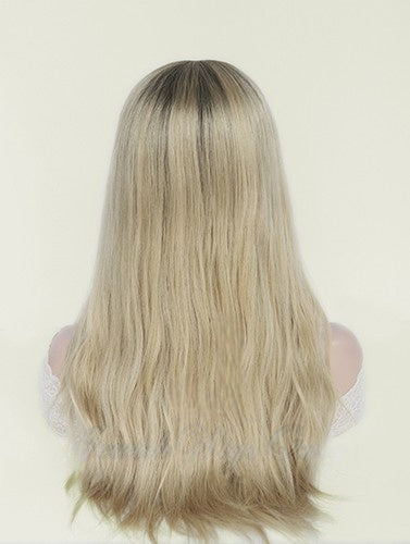 Lace Top Wigs in Pearl Color Luxury Human Hair Wigs & Human Hair Toppers Factory