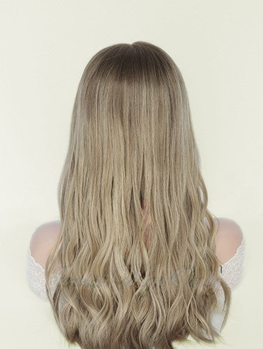 Lace Top Wigs in Iris Color Luxury Human Hair Wigs & Human Hair Toppers Factory
