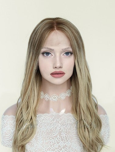 Lace Top Wigs in Elly Color Luxury Human Hair Wigs & Human Hair Toppers Factory