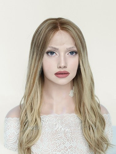 Lace Top Wigs in Elly Color Luxury Human Hair Wigs & Human Hair Toppers Factory