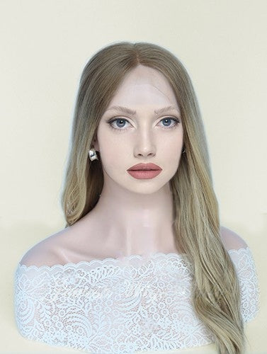 Lace Top Wigs in Iris Color Luxury Human Hair Wigs & Human Hair Toppers Factory