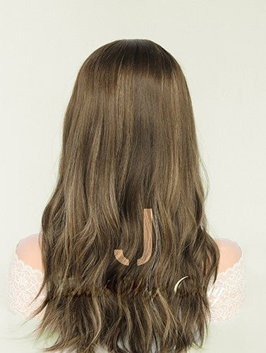 Lace Top Wigs in Penny Color Luxury Human Hair Wigs & Human Hair Toppers Factory