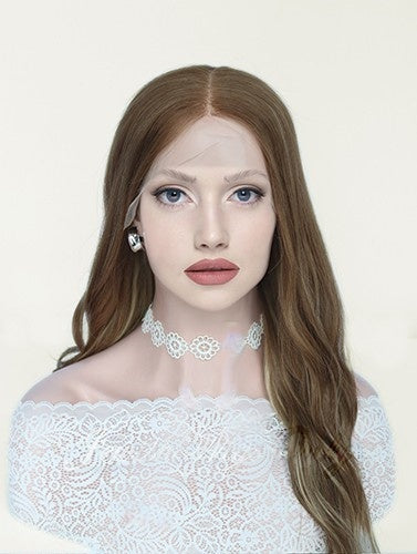 Lace Top Wigs in Pumpkin Color Luxury Human Hair Wigs & Human Hair Toppers Factory