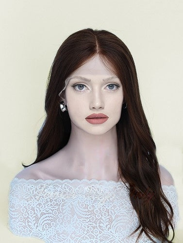 Lace Top Wigs in Rose Color Luxury Human Hair Wigs & Human Hair Toppers Factory