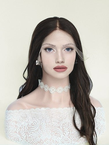Lace Top Wigs in NBS Color Luxury Human Hair Wigs & Human Hair Toppers Factory