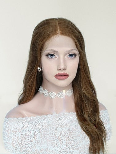 Lace Top Wigs in Moon Color Luxury Human Hair Wigs & Human Hair Toppers Factory