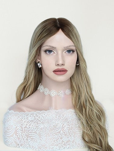 Jewish Wigs in Custom Blonde Color Luxury Human Hair Wigs & Human Hair Toppers Factory