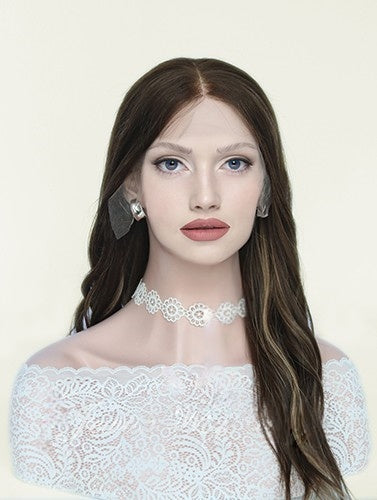 Lace Top Wigs in Penny Color Luxury Human Hair Wigs & Human Hair Toppers Factory