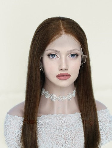 Lace Top Wigs in Six Color Luxury Human Hair Wigs & Human Hair Toppers Factory