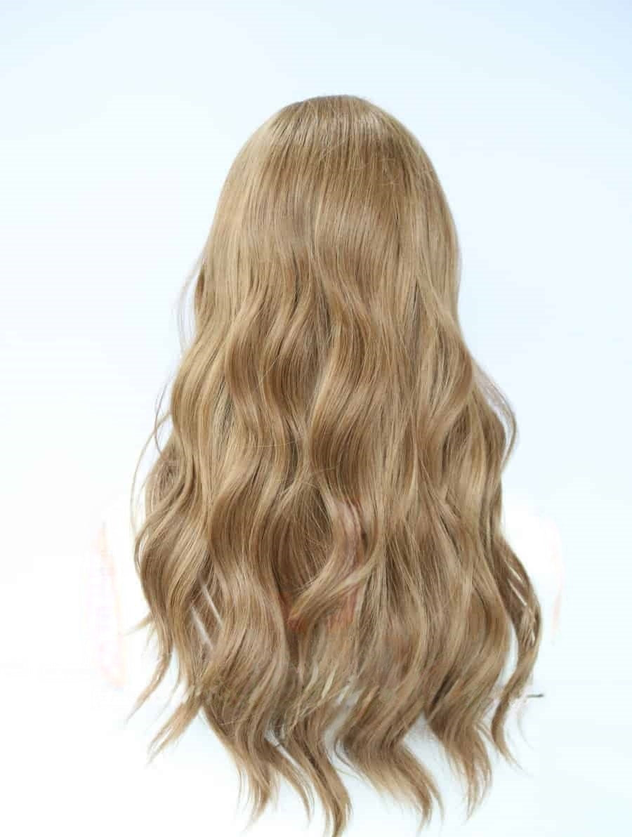 Lace Top Wigs in Moon Color Luxury Human Hair Wigs & Human Hair Toppers Factory