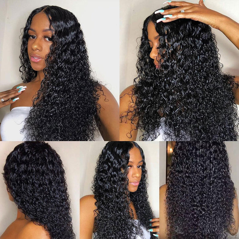 High Transparency HD Lace Curly Virgin Hair Lace Frontal Wig