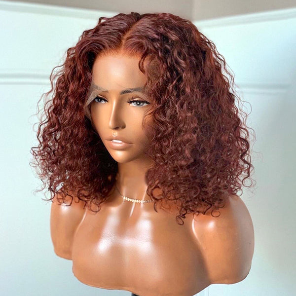 Ginger Orange Romantic Wave Lace Frontal Lace Wig