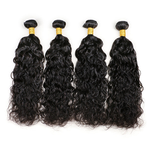 12A Water Wave 3 Bundles 10-30 Inches Human Hair Weave