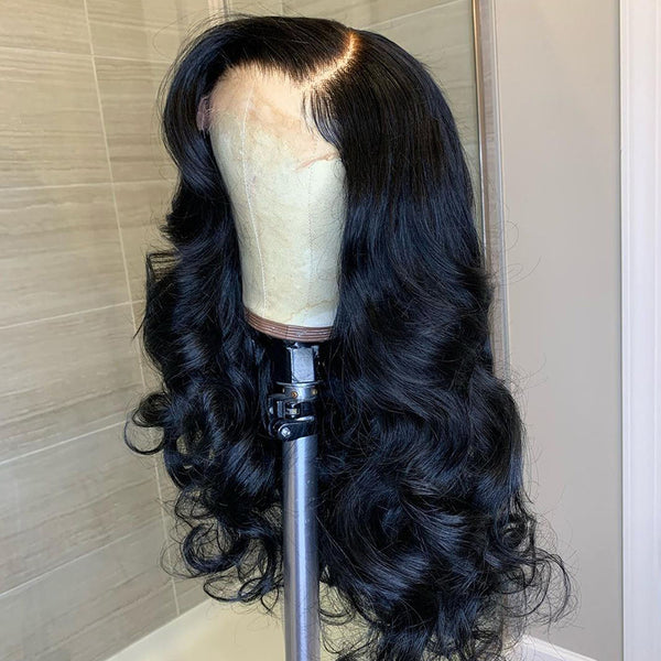 Breathable Romantic Body Side Part Body Wave Lace Frontal Wig